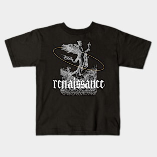 Vintage Renaissance Angel | Vintage | Renaissance | Quote | Inverted Kids T-Shirt